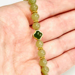 Green Jade Gemstone Bracelet 6mm - Ai NeJewellery