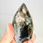 Green Lepidolite Crystal Flame | Promotes Transition 9cm - Ai Ne