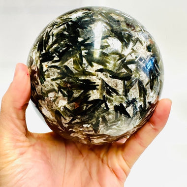Green Tourmaline Crystal Sphere |2,622 grams - Ai NeJewellery