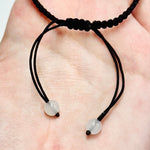 Green White Jade Gemstone Sliding Knot Bracelet - Ai NeJewellery