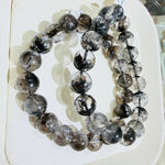 Herkimer Diamond Gemstone Crystals Elastic Bracelet 10mm - Ai NeJewellery