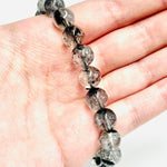 Herkimer Diamond Gemstone Crystals Elastic Bracelet 10mm - Ai NeJewellery