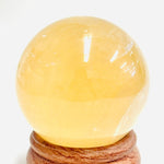 Honey Calcite Crystal Sphere | choose size - Ai Necrystal