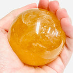 Honey Calcite Crystal Sphere | choose size - Ai Necrystal