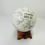 Howlite Crystal Sphere 347 grams - Ai NeGifts & Crystals