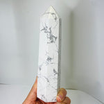 Howlite Crystal Tower 877 grams - Ai NeGifts & Crystals