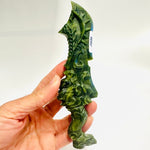 Jade Crystal Dragon Knife - Luck, Prosperity & Health - Ai NeDefault Category