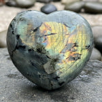 Labradorite Love Heart Crystal 9cm | 395 grams - Ai NeDefault Category