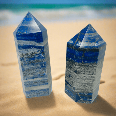 Lapis Lazuli Points Crystal Tower 408 grams - Ai Ne