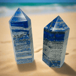 Lapis Lazuli Points Crystal Tower 408 grams - Ai Ne