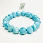 Larimar Gemstone Crystal Bracelet 10 - 11mm - Ai NeJewellery