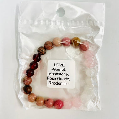 Love Crystal Bracelet | Attract Love Intuition Vitality Compassion - Ai NeDefault Category