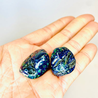 Malachite Azurite Tumbles 2.5 - 2.8 cm| Transformation, intuition, healing - Ai NeDefault Category