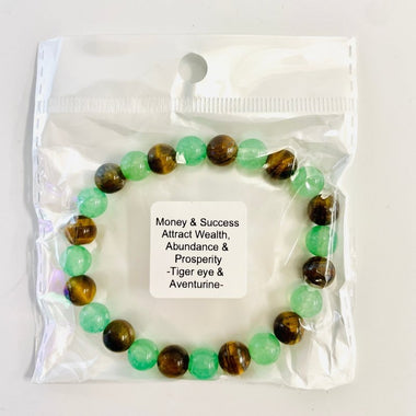 Money & Success Crystal Bracelet | Attract Wealth Abundance & Prosperity - Ai NeDefault Category