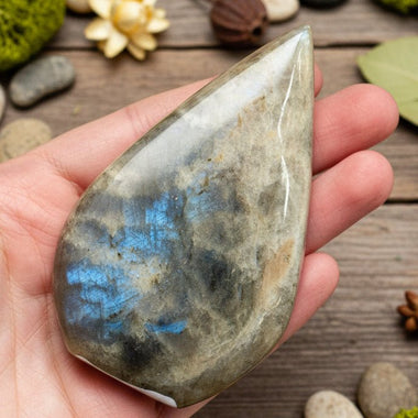 Moonstone Crystal Flame 128 grams | 8cm - Ai Ne