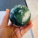 Moss Agate Crystal 5.8cm - Ai Ne