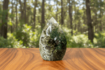 Moss Agate Crystal Flame 339 grams | 10cm - Ai Ne