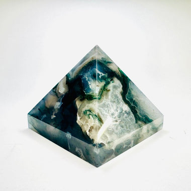 Moss Agate Crystal Pyramid | 5.3 cm - Ai Ne