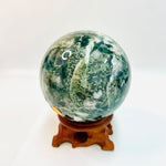 Moss Agate Crystal Sphere 447 grams | 7cm - Ai Ne