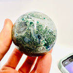 Moss Agate Crystal Sphere 5cm - Ai Ne