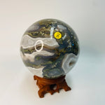 Moss Agate Crystal Sphere 748 grams | 8cm - Ai Ne