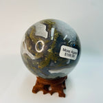 Moss Agate Crystal Sphere 748 grams | 8cm - Ai Ne