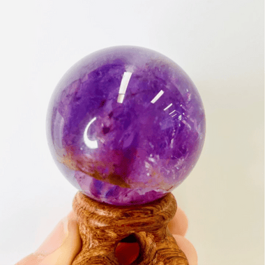 Natural Ametrine Crystal sphere 43mm | 105grams - Ai NeGifts & Crystals
