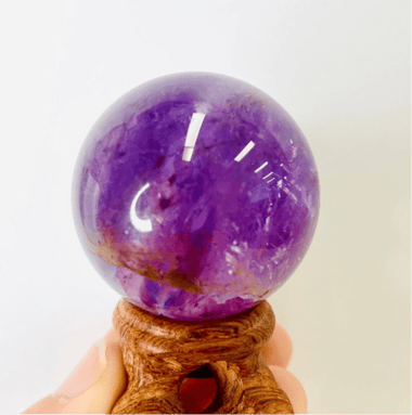 Natural Ametrine Crystal sphere 43mm | 105grams - Ai NeGifts & Crystals