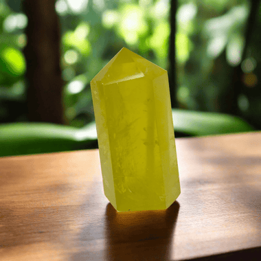 Natural Citrine Point Crystal of Abundance 6.5cm 104 grams - Ai NeGifts & Crystals