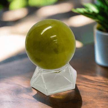 Natural Citrine Sphere Crystal of Abundance 237 grams - Ai NeGifts & Crystals