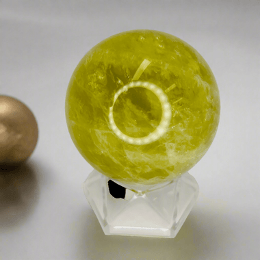 Natural Citrine Sphere Crystal of Abundance 325 grams - Ai NeGifts & Crystals