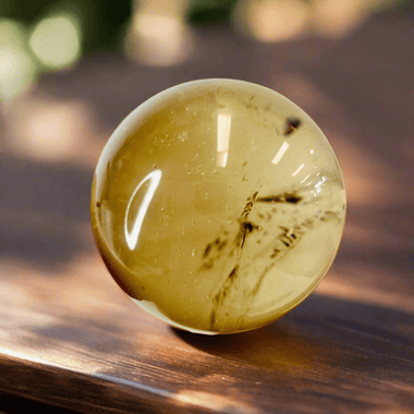 Natural Citrine Sphere Crystal of Abundance 4.5cm |128 grams - Ai NeGifts & Crystals