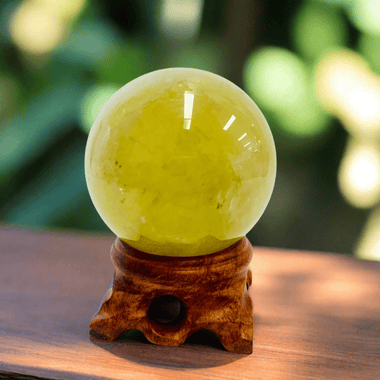 Natural Citrine Sphere Crystal of Abundance 5cm | 174 grams - Ai NeGifts & Crystals