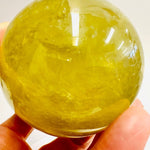 Natural Citrine Sphere Crystal of Abundance 7.5cm | 555 grams - Ai NeGifts & Crystals