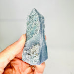 Natural Grape Agate Point | Embrace Elegance and Natural Energy 89 grams | 8 cm - Ai Ne