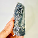 Natural Grape Agate Point | Embrace Elegance and Natural Energy 97 grams | 8.5 cm - Ai Ne