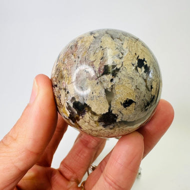 Ocean Jasper Crystal Sphere 172 grams | Embrace the Tranquility of Oceanic Energies 5cm - Ai NeDefault Category