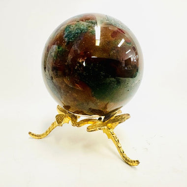 Ocean Jasper Crystal Sphere 317 grams | Embrace the Tranquility of Oceanic Energies - Ai NeDefault Category