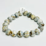 Opal and Pietersite Gemstones Crystal Bracelet 9 - 10mm - Ai NeJewellery