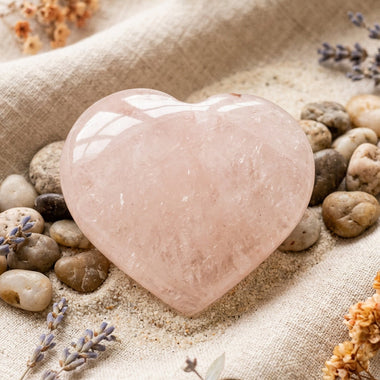 Pink Azeztulite Heart 114 grams | 6cm - Ai Ne