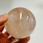 Pink Azeztulite Sphere 338 grams | 6cm - Ai Ne