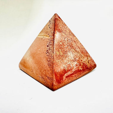 Pink Maligano Jasper Crystal Pyramid | 137 grams |5cm - Ai Ne