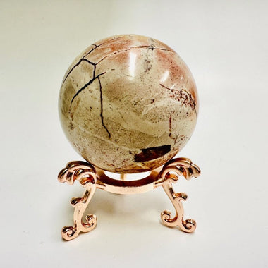 Pink Maligano Jasper Crystal Sphere | 181 grams |5cm - Ai Ne
