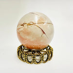 Pink Maligano Jasper Crystal Sphere | 203 grams |5cm - Ai Ne