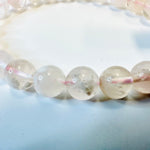 Pink Phantom Precious Stone Crystal Bracelet 8 - 9mm - Ai NeJewellery
