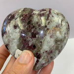 Pink Tourmaline Natural Crystal Love Heart - Ai Ne