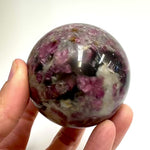 Pink Tourmaline Natural Crystal Sphere 347 grams | 6 cm