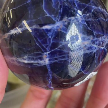 Sodalite Crystal Healing Gemstone Sphere 6cm  | Serenity and Spiritual