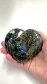 Labradorite Love Heart Crystal 9cm