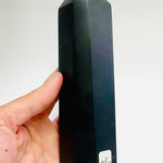 Black Tourmaline Crystal Tower | Enhance Protection 530 grams |  17 cm